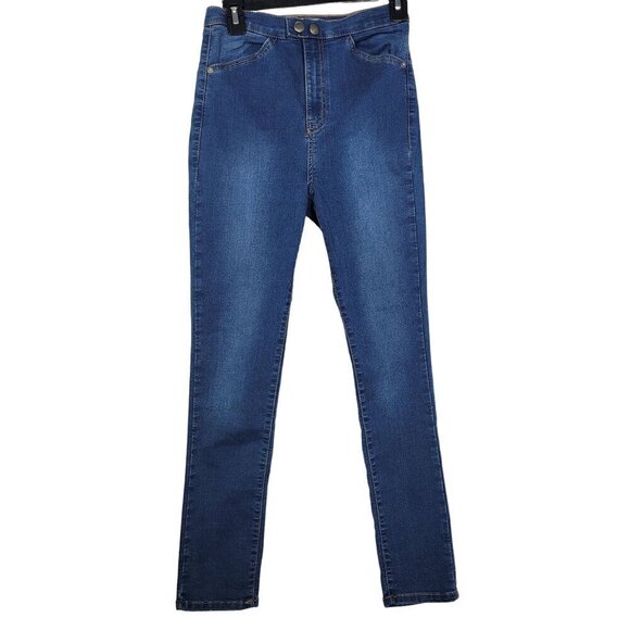 We The Free High Rise Dark Wash Stretch Skinny, Jegging Jeans Size 29 - Picture 1 of 11